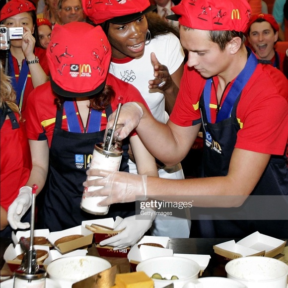 RARE Serena Williams x Mac Donald’s hat 2004 Olympics - Picture 2 of 9